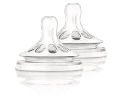 Lot De 2 Tétines Natural - 4 Trous à Débit Rapide - 6 Mois+ - Avent