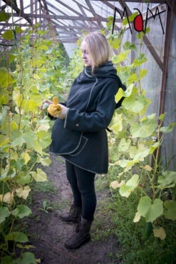 Manteau De Portage / Grossesse - MotherHood - Black/grey - Mamalila