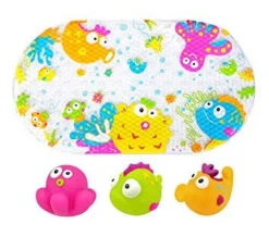 Tapis De Bain & 3 Aspergeurs Océan - Escabbo