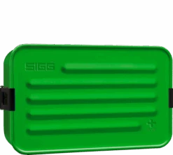 Boîte Repas Alu L Vert Avec Insert Silicone - Sigg