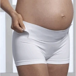 Ceinture Grossesse De Soutien En Velcro - Blanc - Carriwell