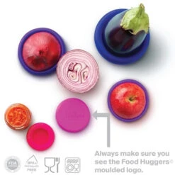 Couvercles En Silicone Réutilisables - Bright Berry - Food Huggers -BéBé Maison Magasin 58a4185035f6a019866c98d1dfc2