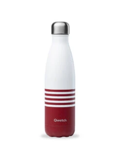Bouteille Isotherme 500ml Marinière Rouge Qwetch