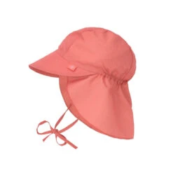 Chapeau Casquette De Soleil Protège Nuque Corail Lassig