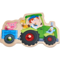 Puzzle Jolie Balade En Tracteur Haba