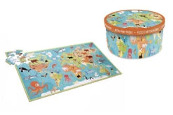 Puzzle XXL 100pcs Animaux Du Monde Scratch