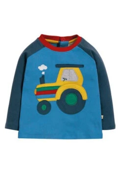 T-shirt Manches Longues Raglan Tracteur Frugi