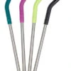 4 Pailles Droites En Inox - Arc-en-ciel Avec Bout En Silicone - Klean Kanteen -BéBé Maison Magasin 8e8f25c4a64c292bd9a44751e4bb