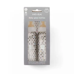 Lot De 2 Biberons En Verre 240ml HEVEA