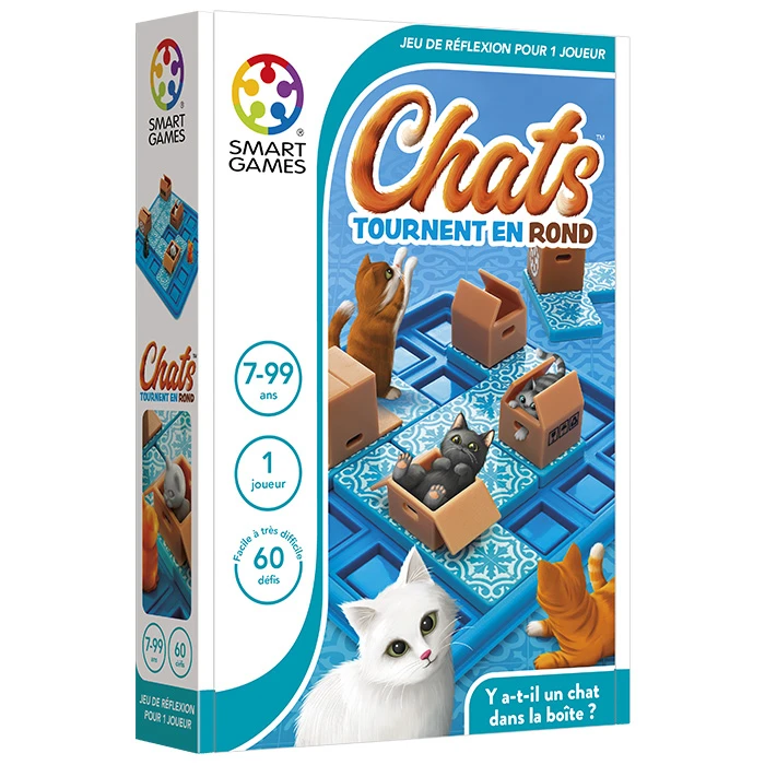 Chats Tournent En Rond Smart Games 3 Chats Tournent En Rond Smart Games