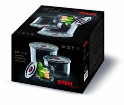 Lot De 3 Bocaux En Verre - Simax