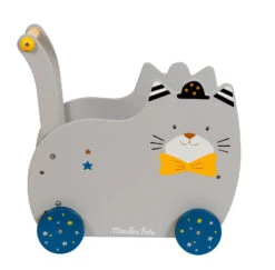 Chariot De Marche Chat Fernand Les Moustaches Moulin Roty