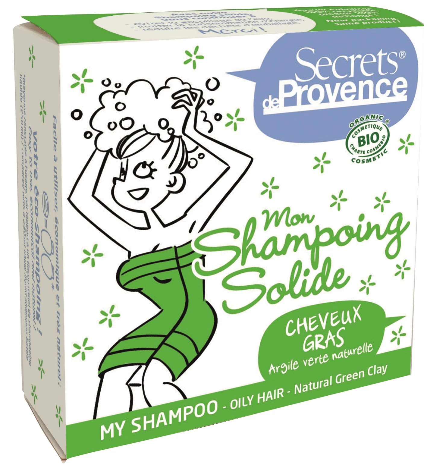 Shampooing Solide BIO - Cheveux Gras - Secrets De Provence 3 Shampooing Solide BIO - Cheveux Gras - Secrets De Provence