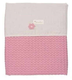 Couverture été Pour Berceau Ou Parc BLUSH Pink - Pebble - EDITION LIMITEE - Koeka