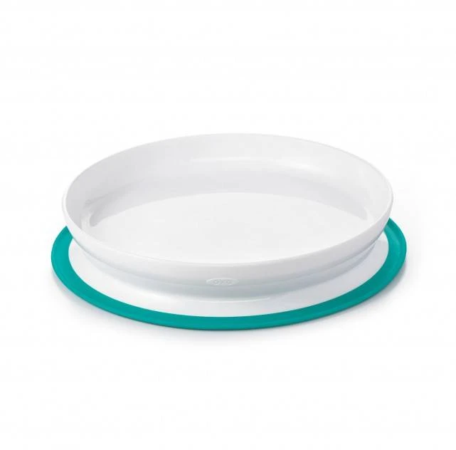 Assiette Stick Et Stay Teal Oxo Tot 3 Assiette Stick Et Stay Teal Oxo Tot