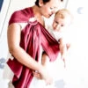 Porte-bébé RING SLING MARU GRENAT -BéBé Maison Magasin d94bb648208a377cee356b784cf1