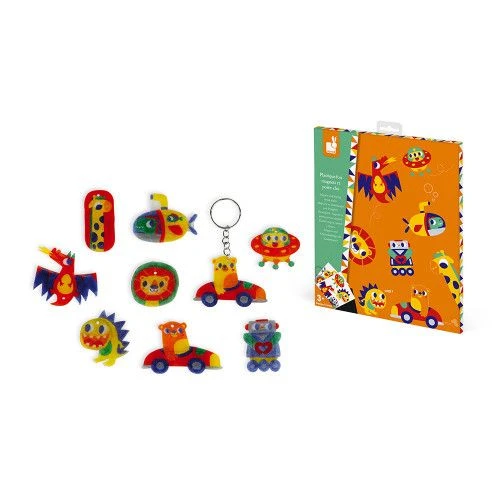 Plastique Fou Magnets Et Porte-clés Janod 3 Plastique Fou Magnets Et Porte-clés Janod