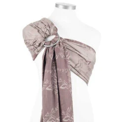 Feel Free - Lilac Grey - Ring Sling - Fidella -BéBé Maison Magasin e74dd4e75cd6c719bde6a4f31345