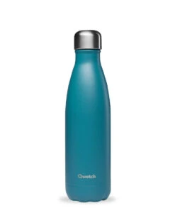 Bouteille Isotherme 500ml Bleu Canard Matt Qwetch